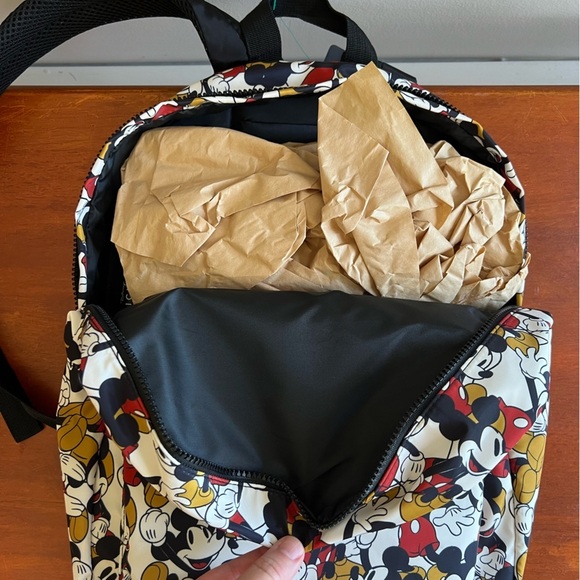 NWT Disney Bioworld Mickey Mouse Print Full Size Backpack main image 8